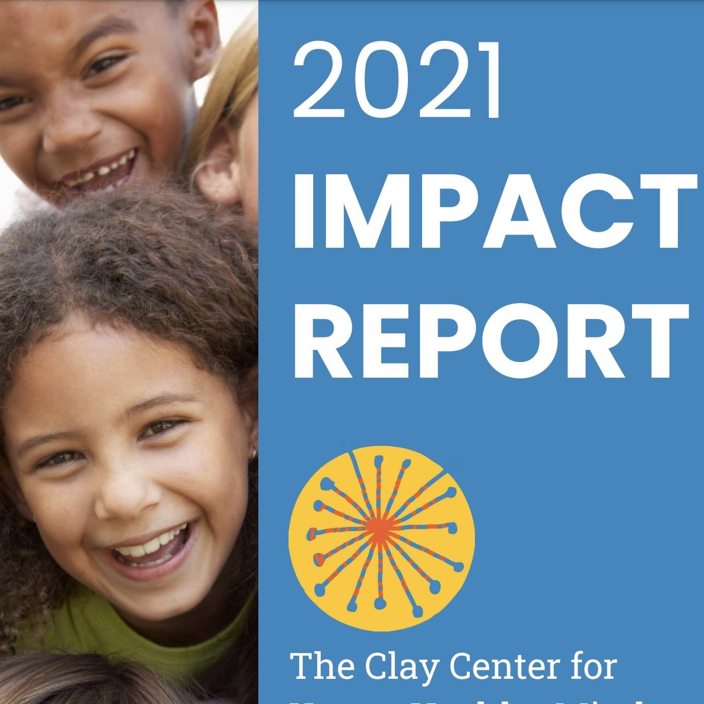 Mental Health Impact - Screenshot of 2021 annual impact report