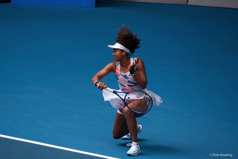 Naomi Osaka in action - mental health - © Creative Commons / Rob Keating