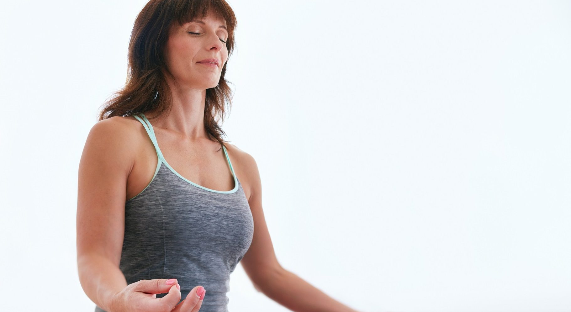 Parent self-care - woman practicing yoga: self-care