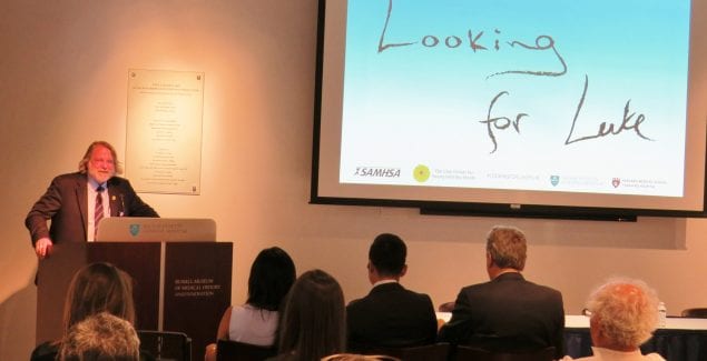 Gene Beresin, MD presents at premiere screening of "Looking for Luke"