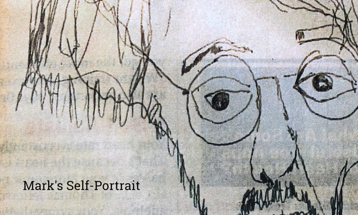 Mark Vonnegut self-portrait - Bipolar Disorder and the Arts