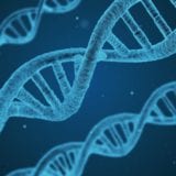 Nature vs. Nurture - DNA with a blue background