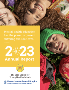 mental health impact report 2023 cover
