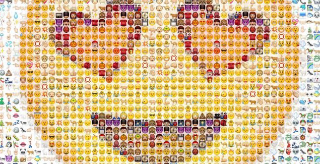 Emoji - Puzzle image of heart smiley emoji